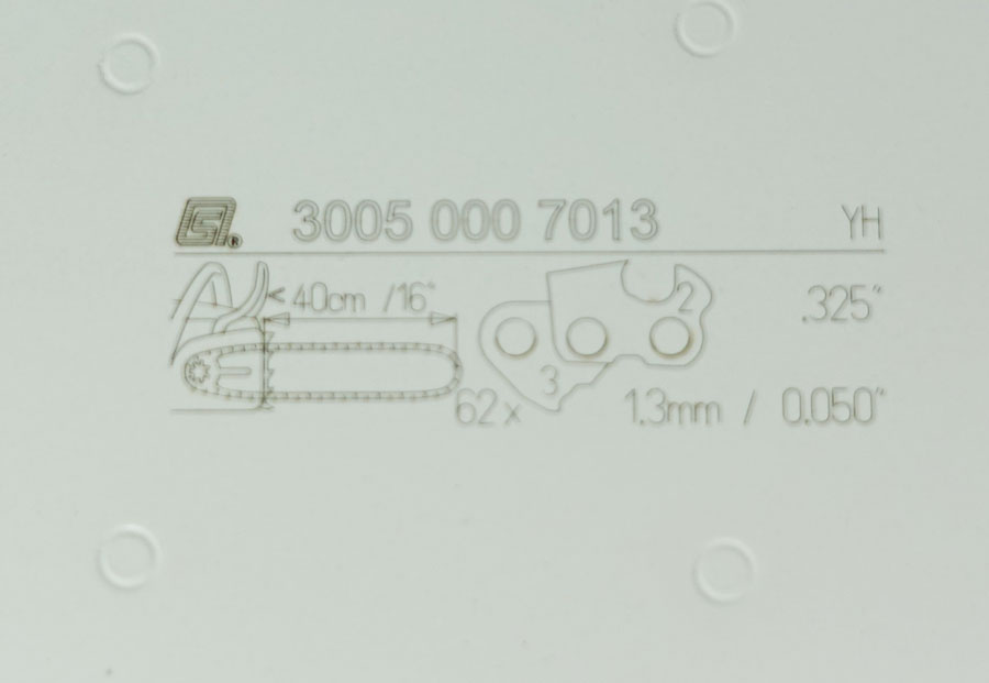 Oznaczenie prowadnicy STIHL Rollomatic E 40cm